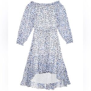 Diane von Furstenberg Camila Printed Silk Chiffon Dress size 4